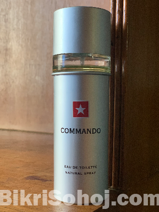 Original COMMANDO Eau de Toilette Mens Spray Perfume